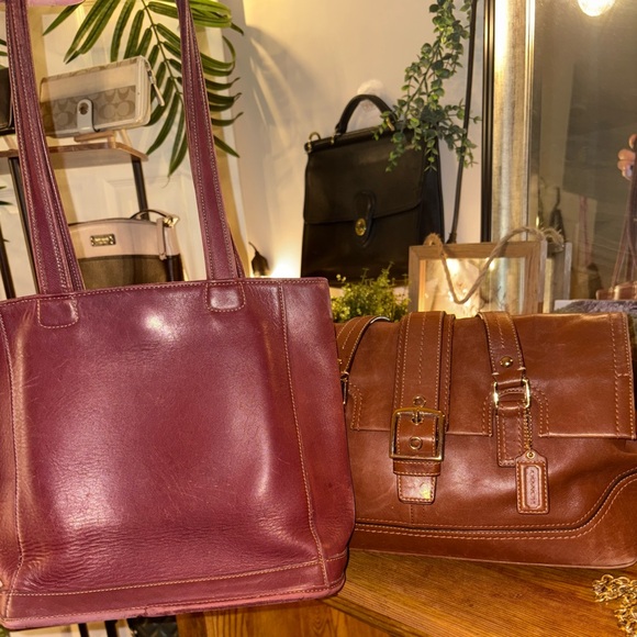 Vintage Coach Bleecker Bucket Tote | USA 1995 | Burgundy | 9303 | Good Condition - Picture 11 of 11